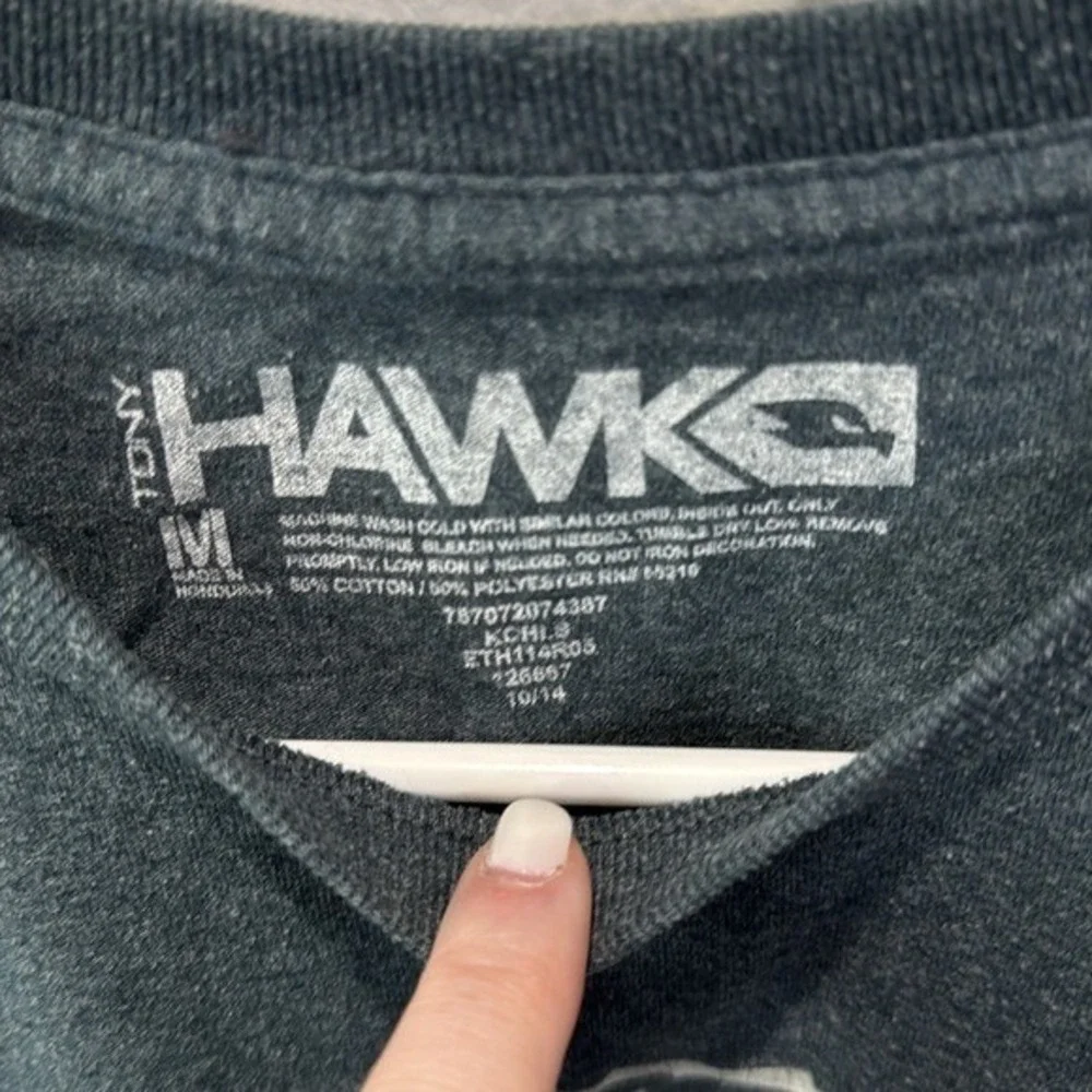 Tony Hawk Graphic‎ T Shirt Skeleton Skateboarder Skateboarding Gray Medium